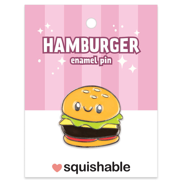 Hamburger Enamel Pin