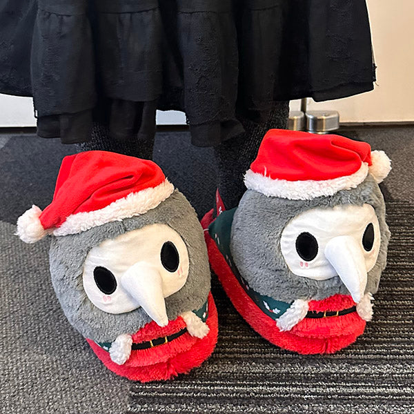 Festive Plague Doctor 3D Slipper (XS/SM)